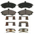 Wagner ZD941 Disc Brake Pad Set QuickStop Ceramic Disc Brake Pad Set