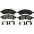 Wagner ZX1169 Disc Brake Pad Set QuickStop Semi-Metallic Disc Brake Pad Set