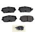 Beck Arnley 089-1872 Disc Brake Pad Set PREMIUM BRAND BRAKE PADS