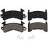Wagner ZX202 Disc Brake Pad Set QuickStop Semi-Metallic Disc Brake Pad Set