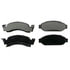 Wagner ZX360 Disc Brake Pad Set QuickStop Semi-Metallic Disc Brake Pad Set