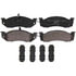 Wagner ZX385A Disc Brake Pad Set QuickStop Semi-Metallic Disc Brake Pad Set