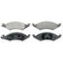 Wagner ZX421 Disc Brake Pad Set QuickStop Semi-Metallic Disc Brake Pad Set