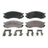 Wagner ZX507 Disc Brake Pad Set QuickStop Semi-Metallic Disc Brake Pad Set