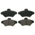 Wagner ZX600 Disc Brake Pad Set QuickStop Semi-Metallic Disc Brake Pad Set