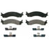 Wagner ZX655A Disc Brake Pad Set QuickStop Semi-Metallic Disc Brake Pad Set