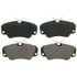Wagner ZX720 Disc Brake Pad Set QuickStop Semi-Metallic Disc Brake Pad Set