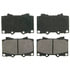 Wagner ZX772 Disc Brake Pad Set QuickStop Semi-Metallic Disc Brake Pad Set