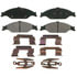 Wagner ZX804 Disc Brake Pad Set QuickStop Semi-Metallic Disc Brake Pad Set