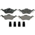 Wagner ZX816 Disc Brake Pad Set QuickStop Semi-Metallic Disc Brake Pad Set