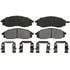 Wagner ZX830A Disc Brake Pad Set QuickStop Semi-Metallic Disc Brake Pad Set