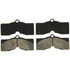 Wagner ZX8 Disc Brake Pad Set QuickStop Semi-Metallic Disc Brake Pad Set