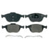 Wagner ZX970 Disc Brake Pad Set QuickStop Semi-Metallic Disc Brake Pad Set