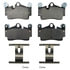 Wagner ZX978A Disc Brake Pad Set QuickStop Semi-Metallic Disc Brake Pad Set