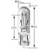 Wagner BP74 Multi-Purpose Light Bulb Wagner Lighting BP74 Standard Multi-Purpose Light Bulb Card of 2
