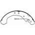 Wagner ANA593 Drum Brake Shoe BRAKE SHOE SET