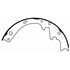 Wagner PAB264 Drum Brake Shoe BRAKE SHOE SET