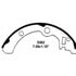 Wagner PAB562 Drum Brake Shoe Wagner ThermoQuiet PAB562 Drum Brake Shoe Set