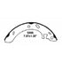 Wagner PAB698 Drum Brake Shoe Wagner ThermoQuiet PAB698 Drum Brake Shoe Set