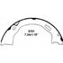 Wagner PAB701 Parking Brake Shoe Wagner ThermoQuiet PAB701 Parking Brake Shoe Set