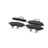 Advics AD1378 Disc Brake Pad Set ADVICS Ultra-Premium Ceramic Brake Pads
