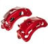 PowerStop Brakes S4814 Disc Brake Caliper Set Red Powder Coated Calipers