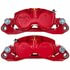 PowerStop Brakes S4814 Disc Brake Caliper Set Red Powder Coated Calipers