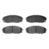 Advics AD1814 Disc Brake Pad Set ADVICS Ultra-Premium Ceramic Brake Pads