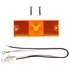 18300Y3 by TRUCK-LITE - 18 Series Marker Clearance Light - Incandescent, Socket Assembly Lamp Connection, 12v
