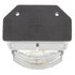 15011-3 by TRUCK-LITE - 15 Series License Plate Light - Incandescent, 1 Bulb, Rectangular, Gray Bracket Mount, 12V