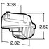 15011-3 by TRUCK-LITE - 15 Series License Plate Light - Incandescent, 1 Bulb, Rectangular, Gray Bracket Mount, 12V