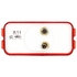 15200R3 by TRUCK-LITE - 15 Series Marker Clearance Light - Incandescent, PL-10 Lamp Connection, 12v