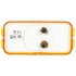 TL15200Y by TRUCK-LITE - Marker Light - For 15 Series, Incandescent, Yellow Rectangular, 1 Bulb, Pc2, Pl-10, 12 Volt