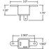 2423 by TRUCK-LITE - Multi-Purpose Flasher - 12 Volt, 35 Amp, 2 Terminal