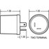 2623 by TRUCK-LITE - Signal-Stat Flasher Module - 10 Light Electro-Mechanical, Plastic, 60-120fpm, 2 Blade Terminals, 12V