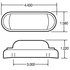 26310Y3 by TRUCK-LITE - 26 Series Marker Clearance Light - Incandescent, Hardwired Lamp Connection, 12v