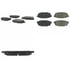 102.08920 by CENTRIC - C-Tek Semi-Metallic Brake Pads with Shims