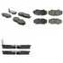 Centric 102.03580 Disc Brake Pad Set C-Tek Semi-Metallic Brake Pads with Shims