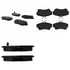 106.08410 by CENTRIC - Posi Quiet Extended Wear Brake Pads with Shims and Hardware
