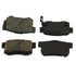 086-1498C by BECK ARNLEY - CERAMIC BRAKE PADS