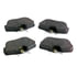 082-1588 by BECK ARNLEY - BRAKE PAD