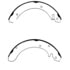 Centric 111.05571 Drum Brake Shoe Centric Premium Brake Shoes