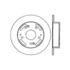 Centric 125.40042 Disc Brake Rotor Centric Premium High Carbon Alloy Brake Rotor