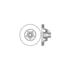 120.67017 by CENTRIC - Premium Brake Rotor