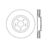 Centric 120.46064 Disc Brake Rotor Premium Brake Rotor