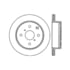 Centric 121.44034 Disc Brake Rotor C-Tek Standard Disc Brake Rotor - 10.59 in. Outside Diameter