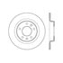 Centric 120.61097 Disc Brake Rotor Premium Brake Rotor