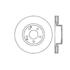 Centric 120.35086 Disc Brake Rotor Premium Brake Rotor
