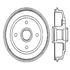 Centric 123.40006 Brake Drum C-Tek Standard Brake Drum