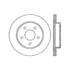 Centric 120.61037 Disc Brake Rotor Premium Brake Rotor